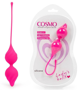 Vaginalne kuglice D 30 mm, težina 60 g, boja vruće ružičaste umetnosti. CSM-23134